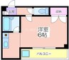 アスカマンション 1Kの間取り
