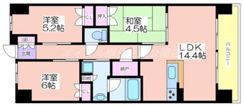 間取図 大阪ベイレジデンス（リブリーコート）