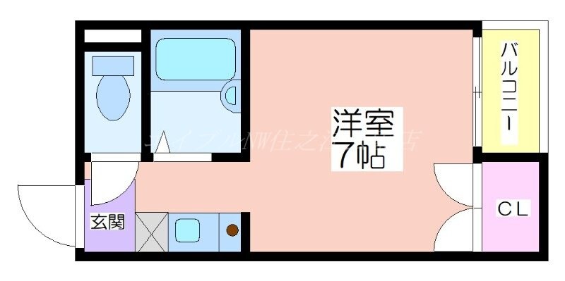 間取り図 セラ北加賀屋Ｂ棟