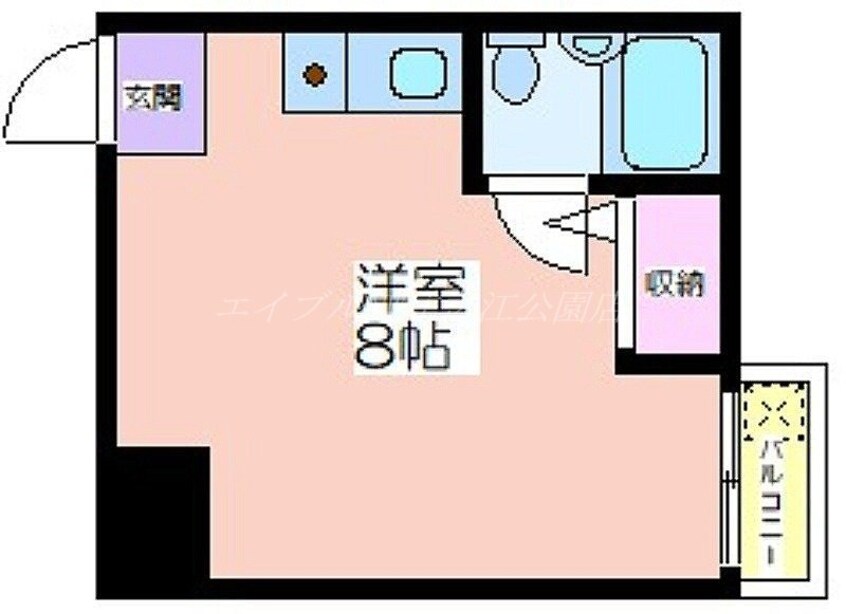 間取図 プレステージュ長居