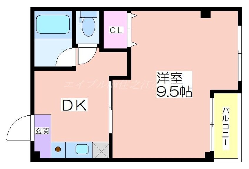 間取図 JJ BASE西加賀屋