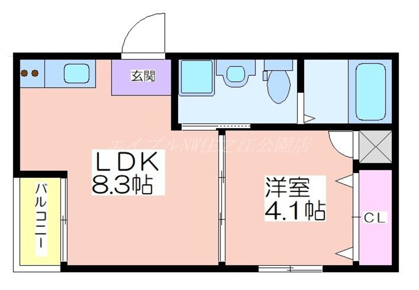 間取図 メゾン・オークルⅠ