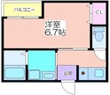 I.Residence天王寺の間取図