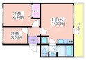 南港厚生年金共同住宅3号棟の間取図