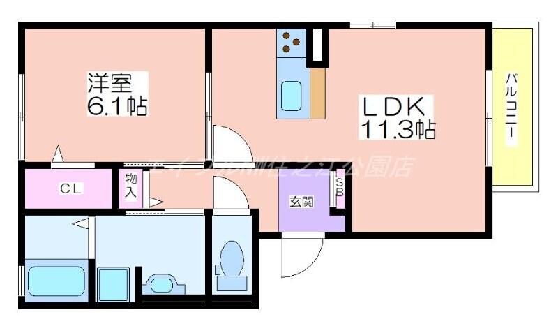 間取り図 ブルーフローラ　Ａ