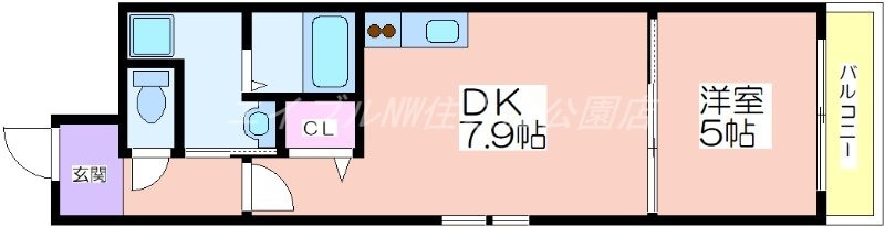 間取り図 フジパレス清水丘Ⅱ番館