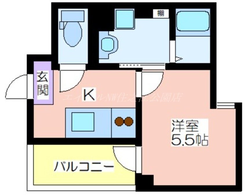 間取図 グランエクラ天下茶屋