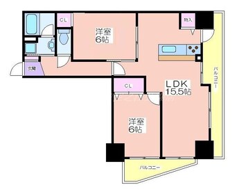 間取図 住之江フタバビル