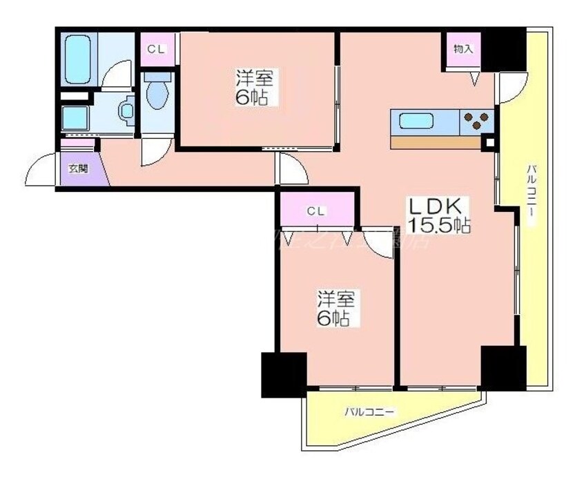 間取図 住之江フタバビル