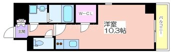 間取図 メルベージュ難波サウスⅢ