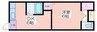 東京ハイツ 1DKの間取り