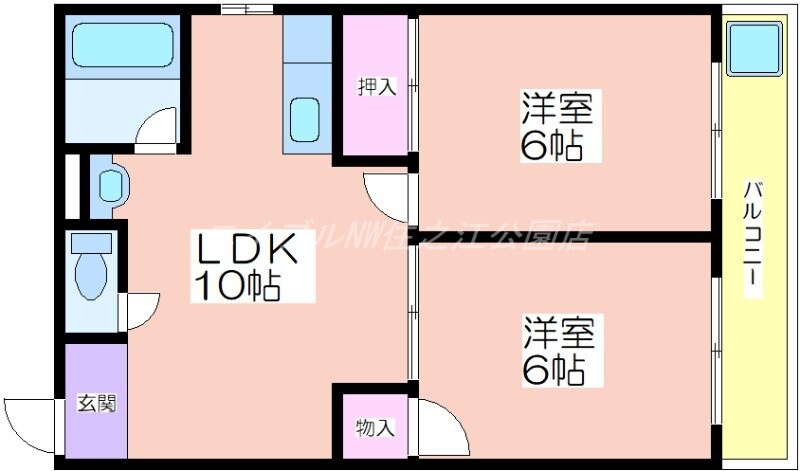間取り図 グランドハイツシャイン