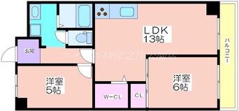 間取図 LakiaMaison帝塚山西