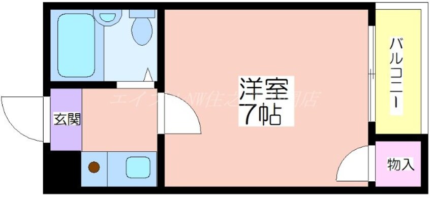 間取図 コスモレジデンス墨江