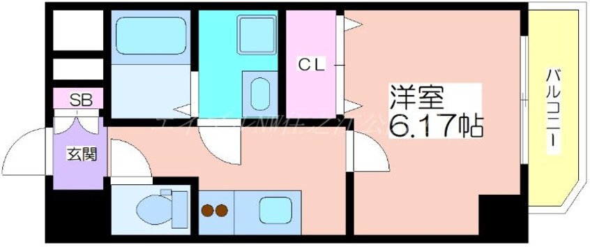 間取図 ルミエール帝塚山西