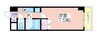 セジュール24 1Kの間取り
