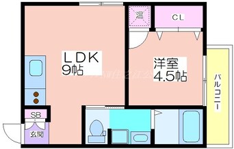 間取図 Fmaison北加賀屋III番館