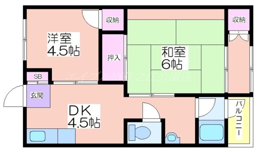 間取図 富士ビル