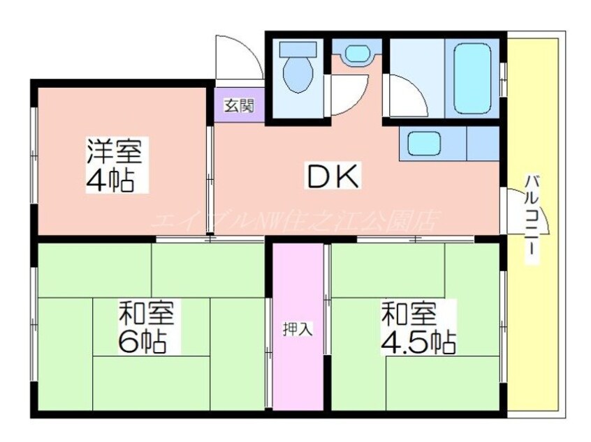 間取図 シャトーポール