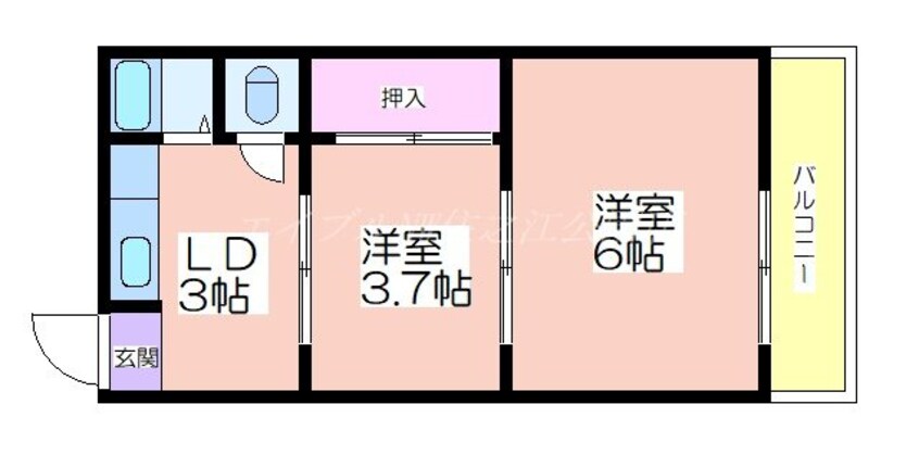 間取図 カトレアマンション