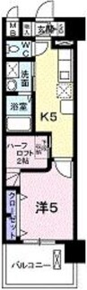 サニーキャンプ　今池 1Kの間取り
