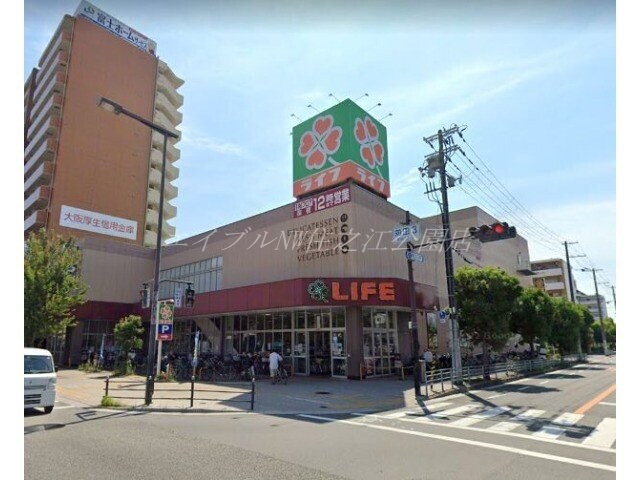 ライフあびこ店(スーパー)まで392m ボナール辻川