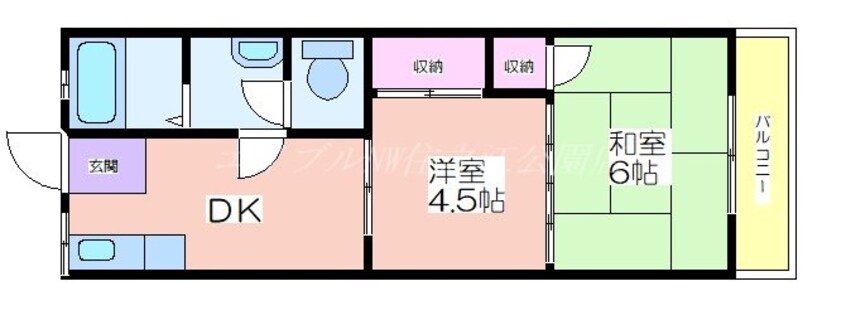 間取図 第一エクセルハイム