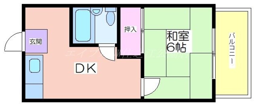 間取図 第2メゾン松谷