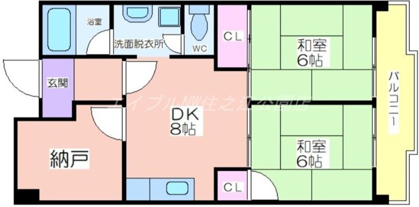 間取図 恒信ハイツ