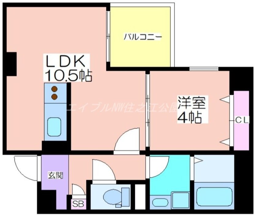 間取図 SFIDA帝塚山
