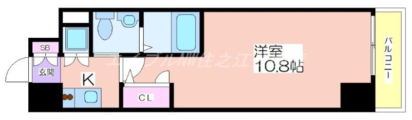 間取図 フェニックスレジデンス堺東