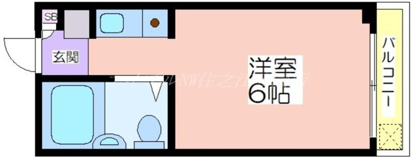 間取図 ロイヤルクレイン玉出