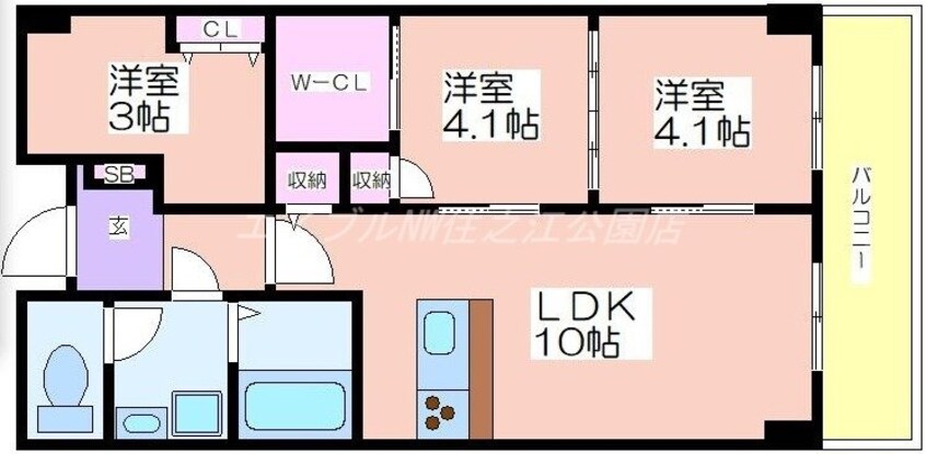 間取図 メゾンＡメッツ