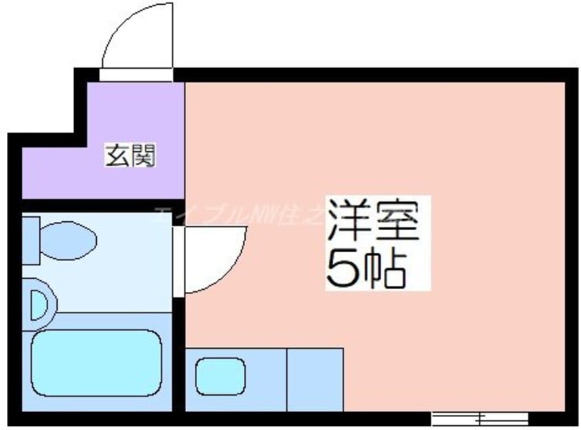 間取図 浜口エコーハイツ