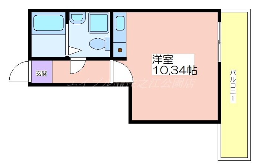 間取図 アバンサール遠里小野