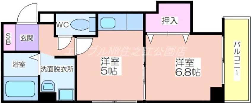 間取図 ドルチェあびこ