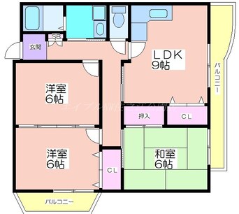 間取図 パインバレイ