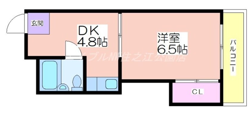 間取図 ギャレ住之江