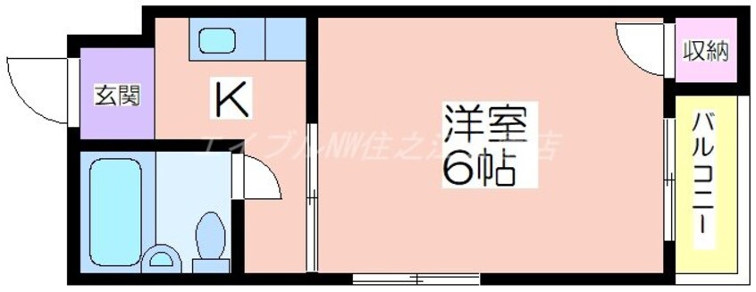 間取図 エルパラッツォ玉出