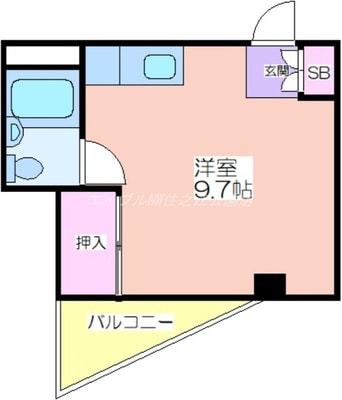 間取図 第3コーポリベラ
