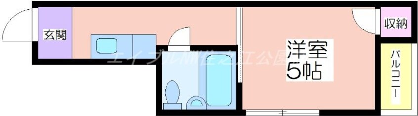 間取図 エルパラッツォ玉出