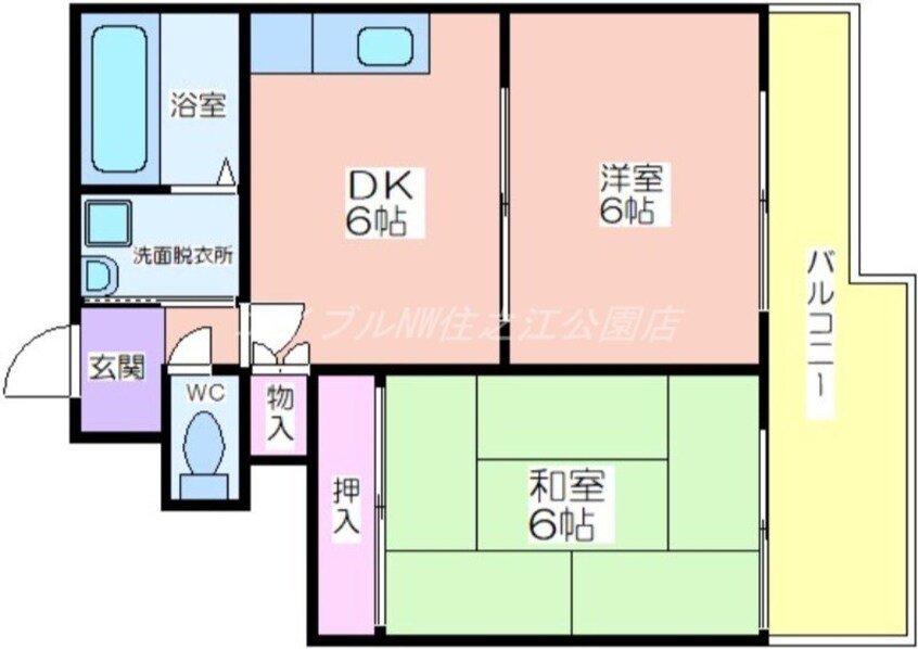 間取図 ラフォーレ住吉