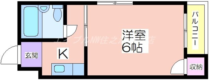 間取図 エルパラッツォ玉出