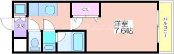 間取図 ラフィーネ聖天坂Ⅲ番館