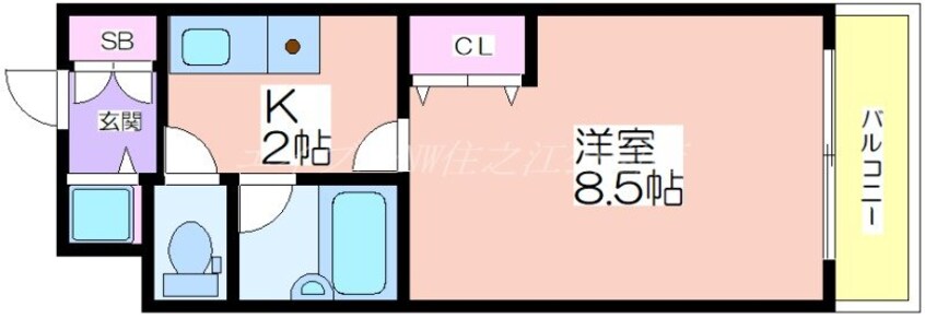 間取図 アロース我孫子東