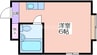 サンシャイン我孫子 1Rの間取り