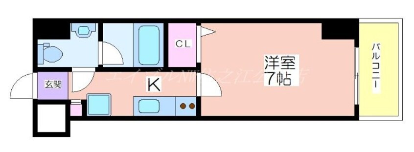 間取図 FDS KOHAMA WEST