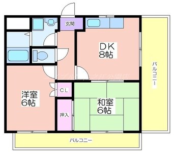 間取図 喜田マンション