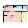 CRASTINE住吉大社 1Kの間取り