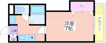 間取図 N court東粉浜